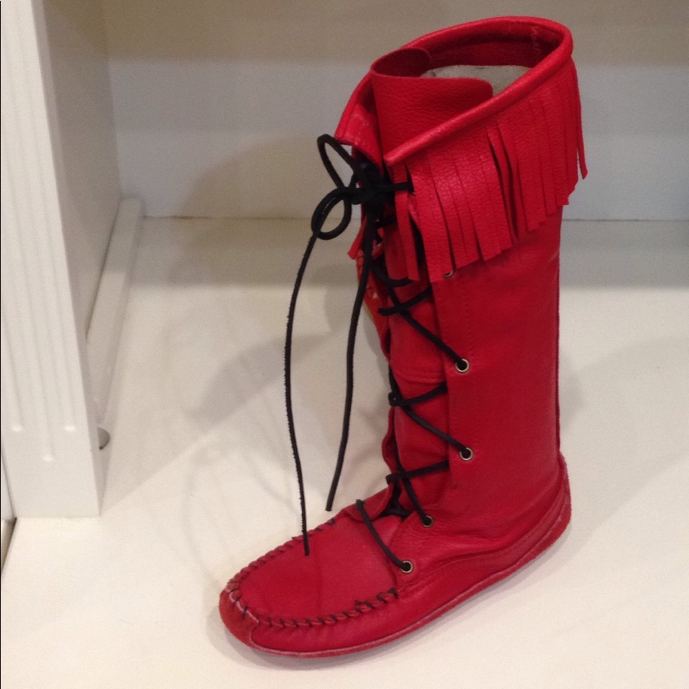 Footskin 100% Deerskin Moccasin Boot